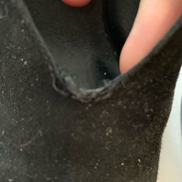 EILEEN FISHER Laurel Black Suede Slingback Heels - Picture 4 of 7